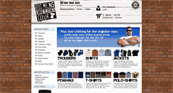 Desktop Screenshot of bigmenslargeclothes.co.uk